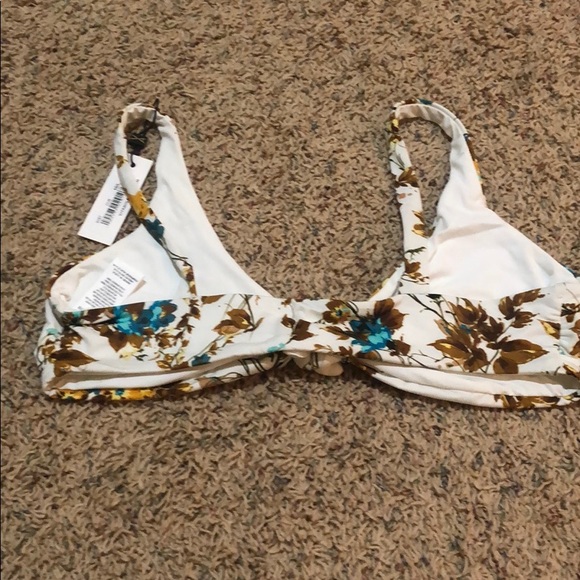 Vitamin A Lou front Tie Cuba libre bikini top - Picture 8 of 9